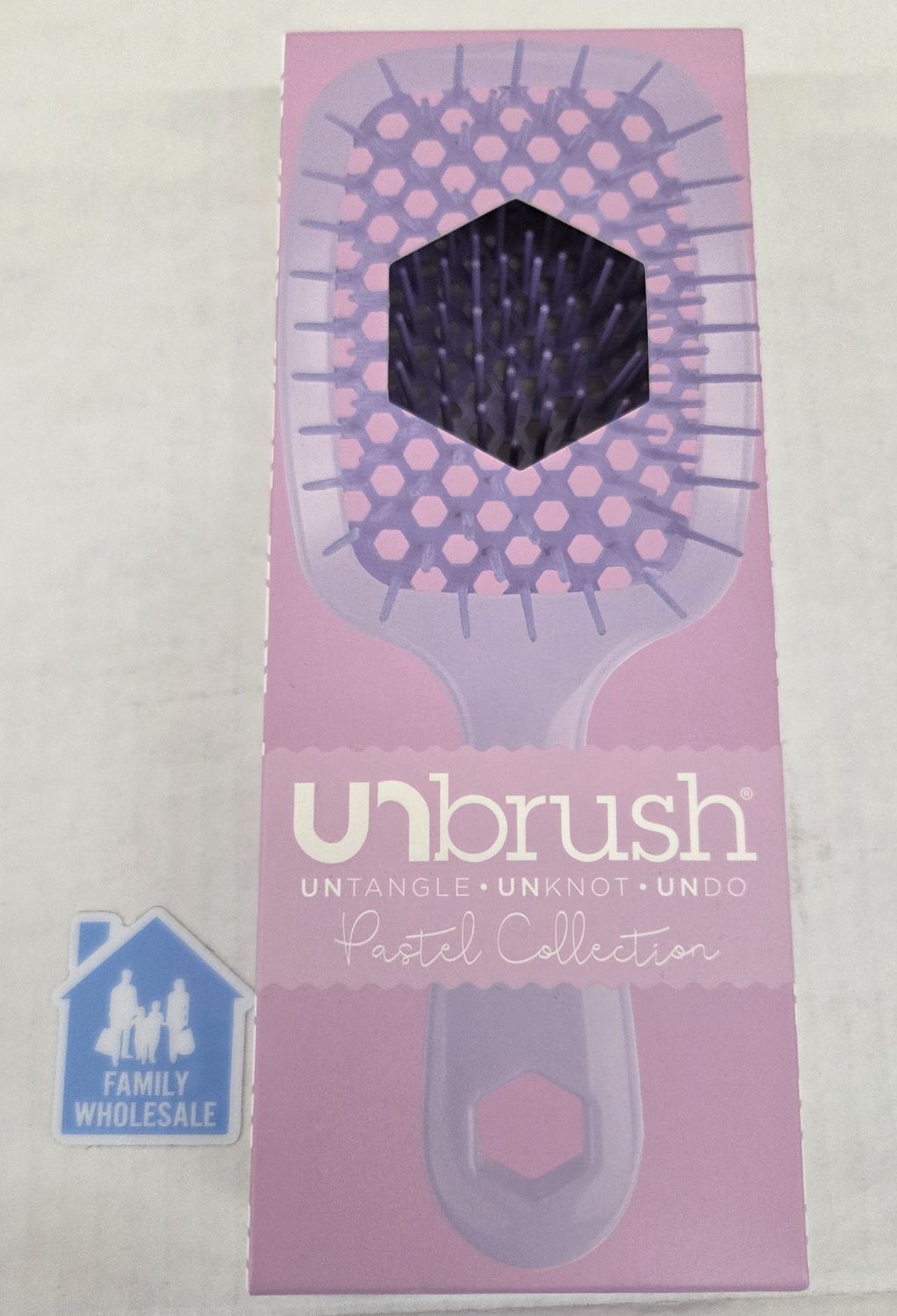 UNBrush Detangling Hair Brush - Lilac Light Purple