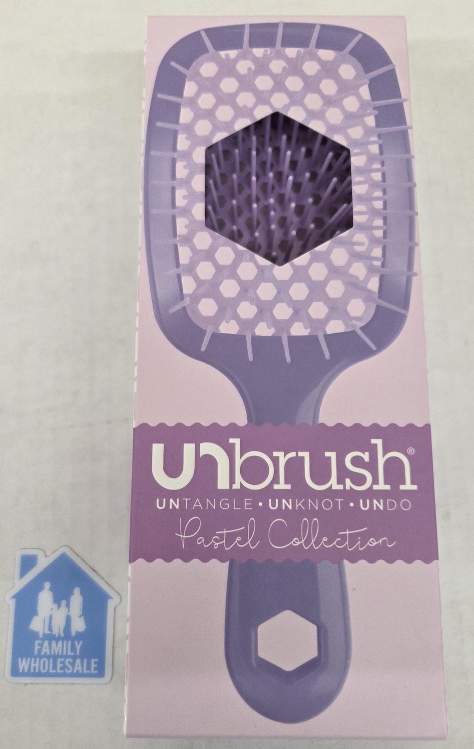 UNbrush Detangler Hair Brush - Lavender Dark Purple