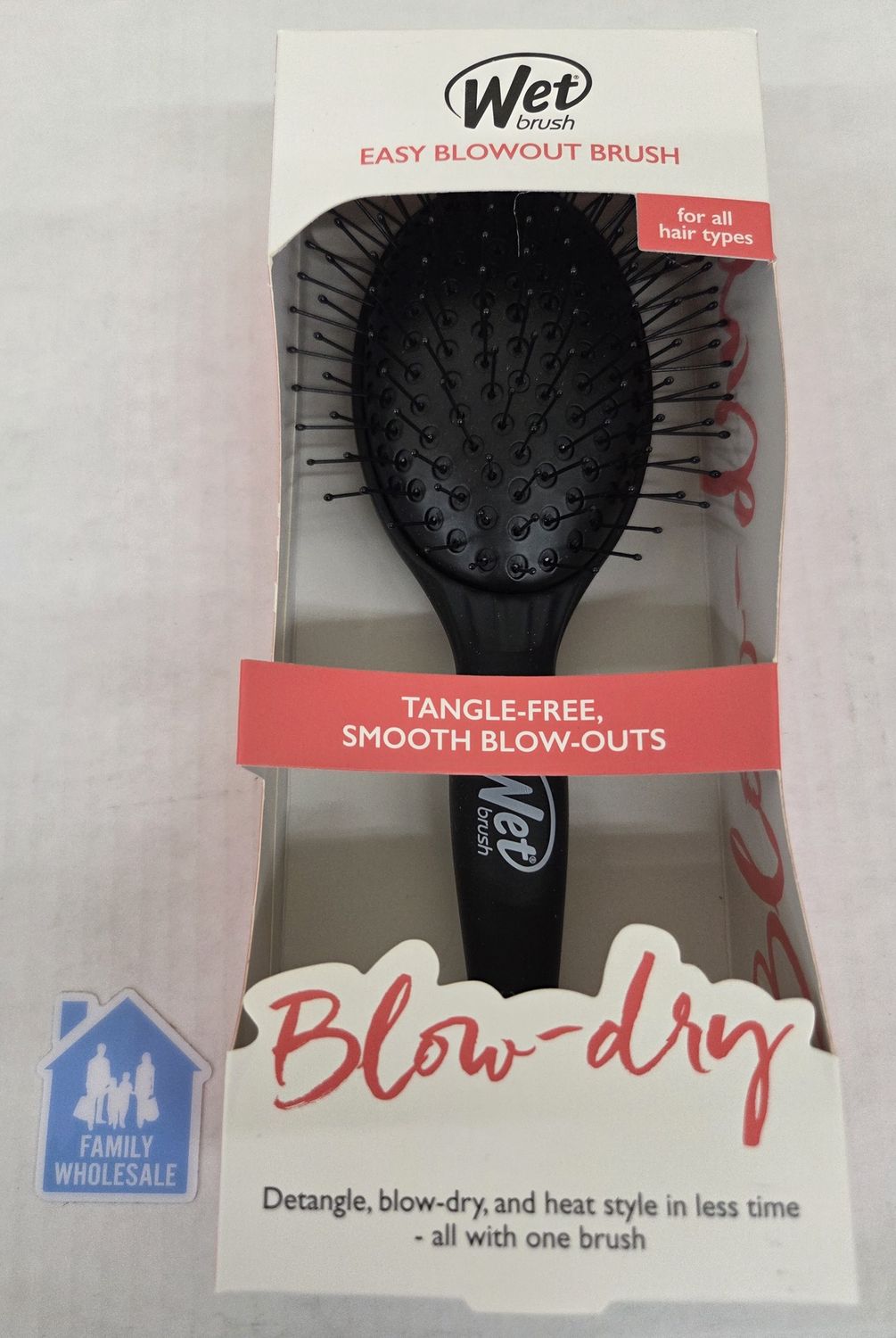 Wet Brush Easy Blow Out Hair Brush - Black