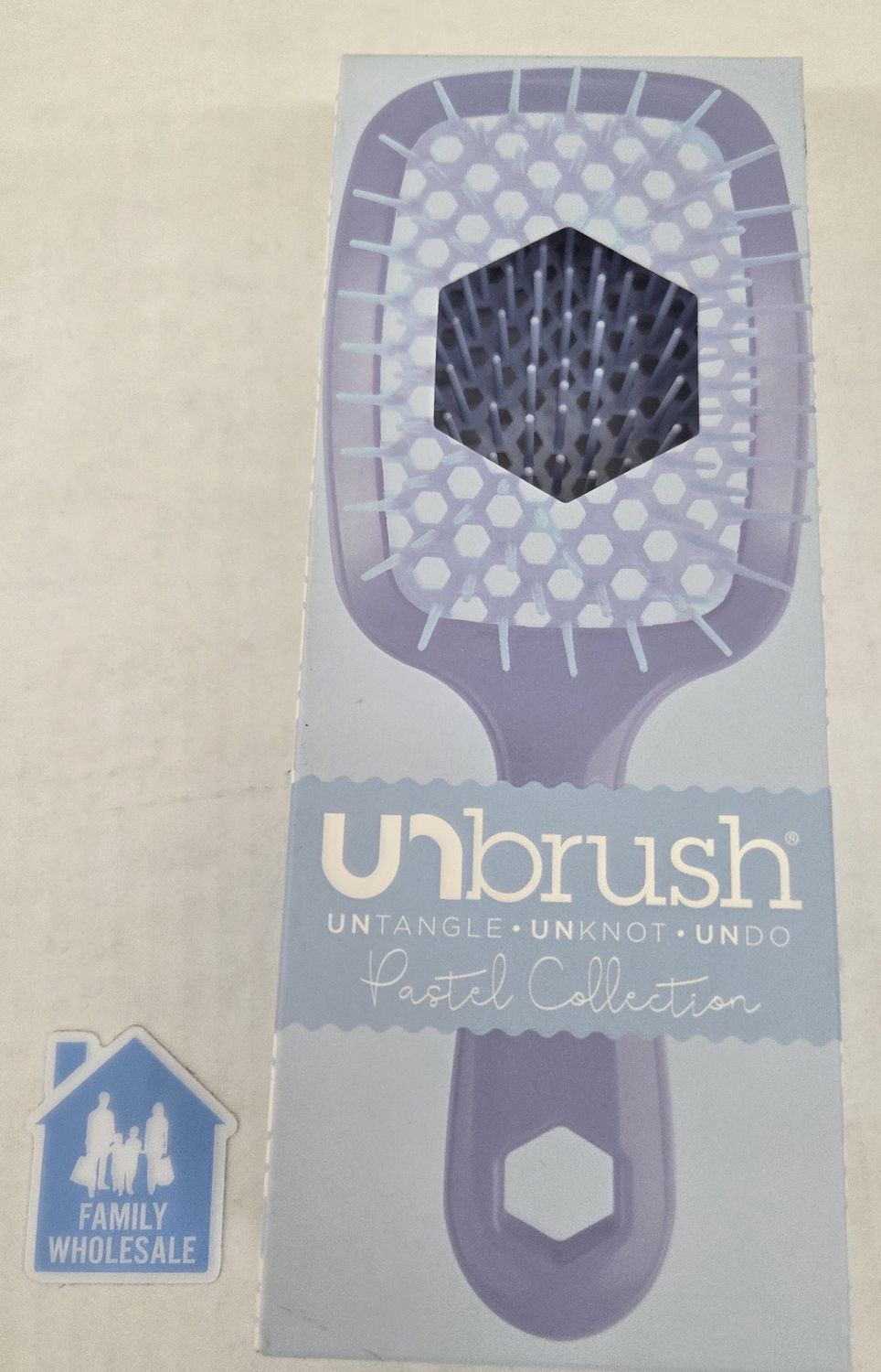 UNbrush Detangler Hair Brush - Pastel Iris