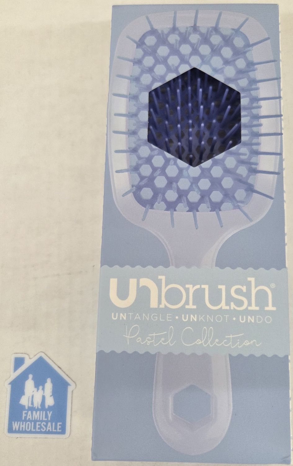 UNbrush Detangler Hair Brush - Periwinkle Light Blue