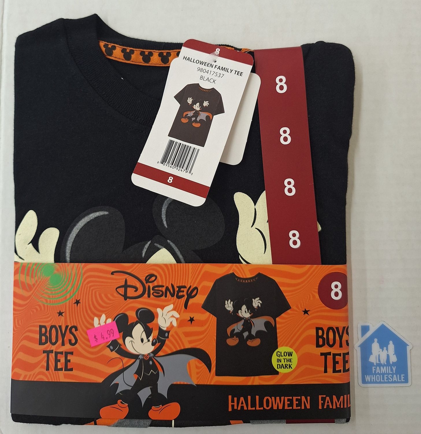 Disney Halloween Boys Tee 8
