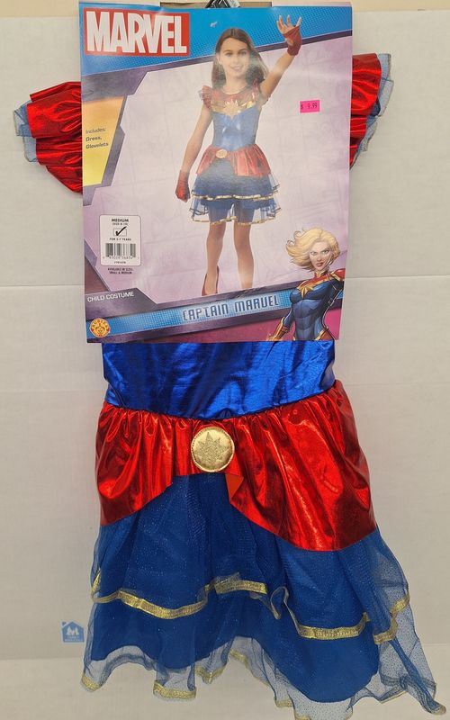 Captain Marvel dress costume -M