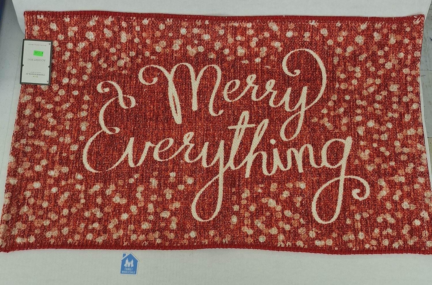 1&#39;6&quot;x2&#39;6&quot; Merry Everything Process Print Holiday Accent Rug Red - Threshold