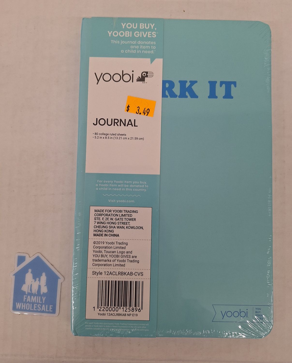 Lined College Rule Journal Blue - Yoobi™