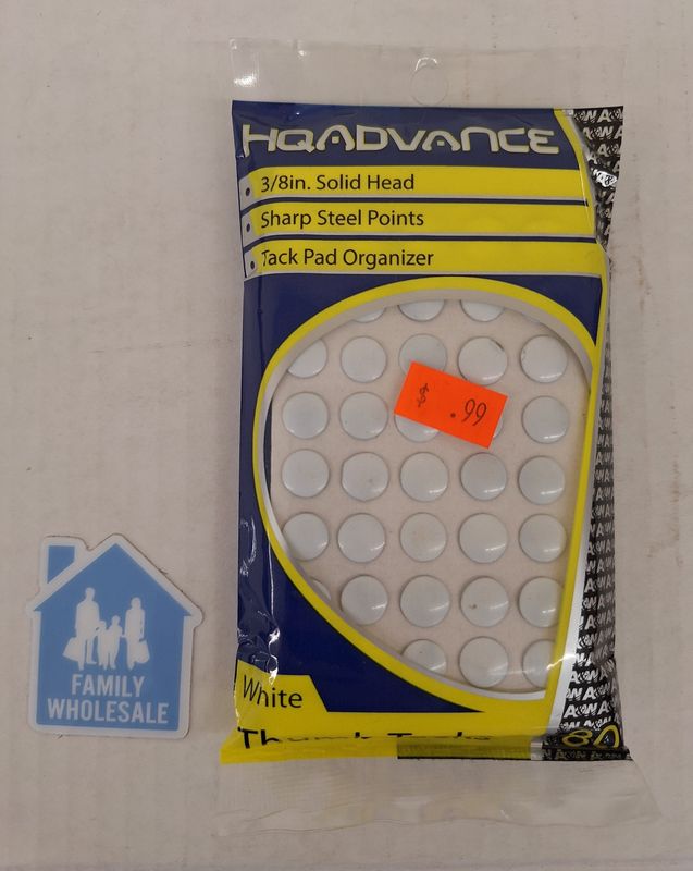 HQ Advance Thumbtacks Solid Head 80