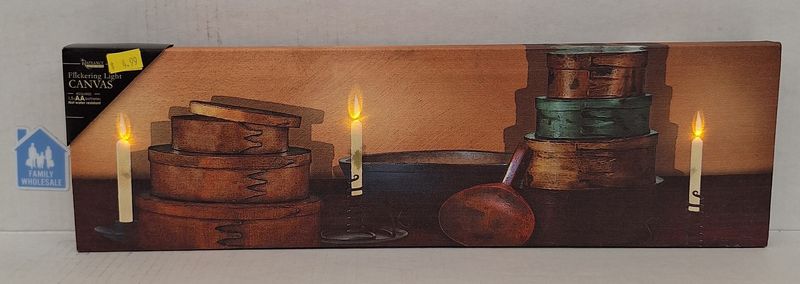 Radiance Flickering Light Canvas