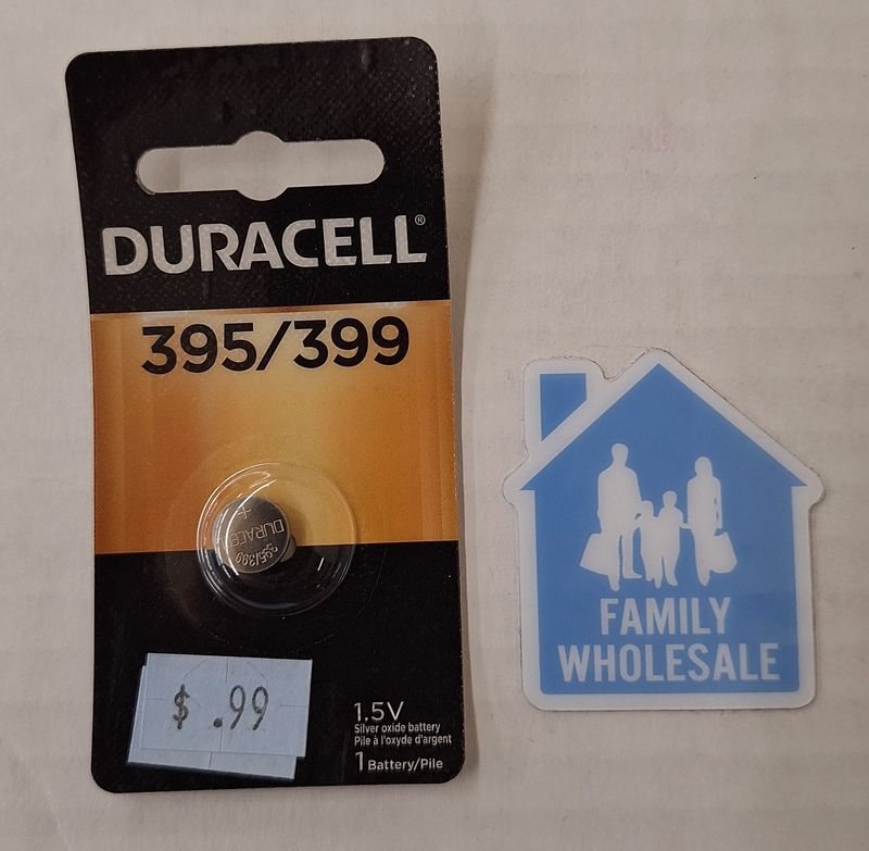 Duracell Silver Oxide Button 395/399