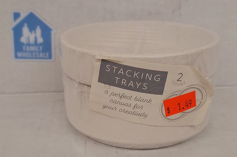 Round Stacking Trays 2 CT