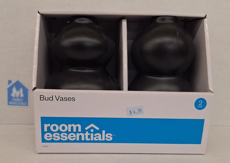 Bud Vases Black