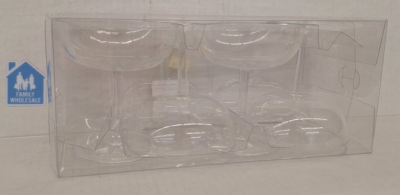 Trend Coupe Glasses 4 pk Single Use