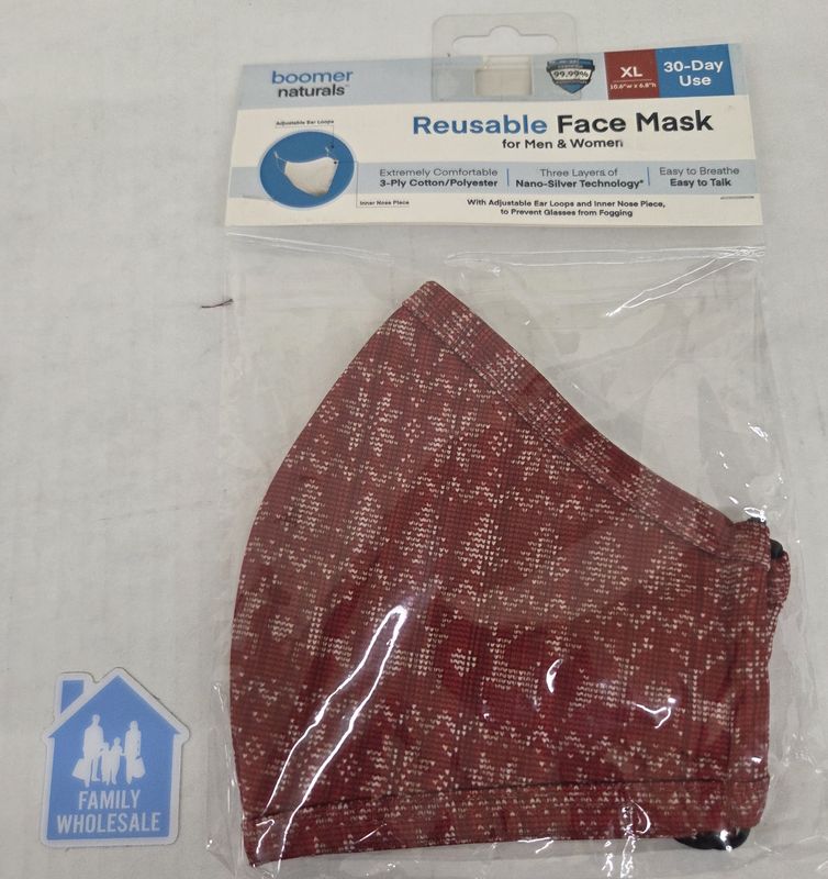 Reusable Face Mask for Men and Women XL