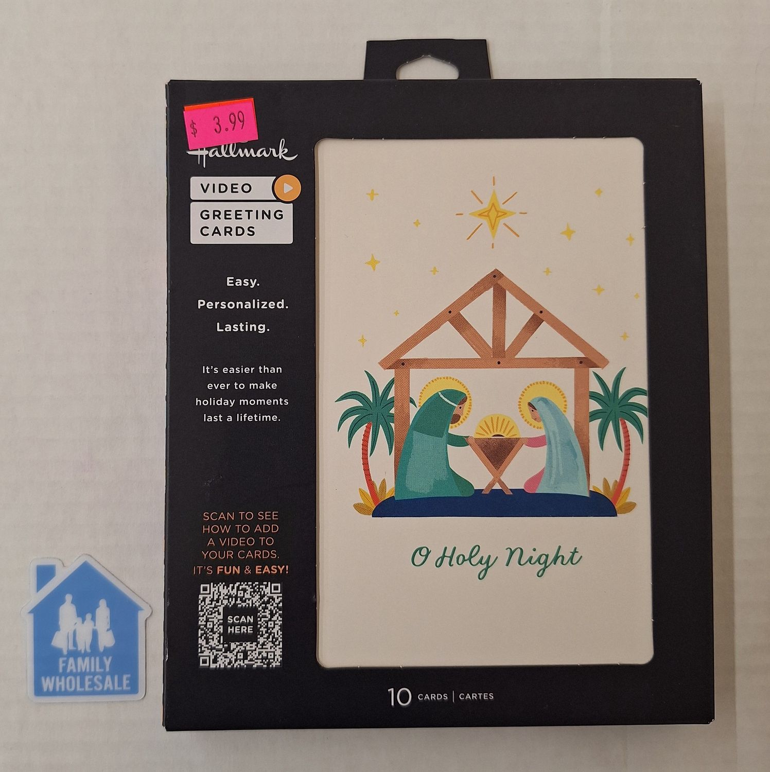 Hallmark Video Greeting Cards 10 Cards O Holy Night