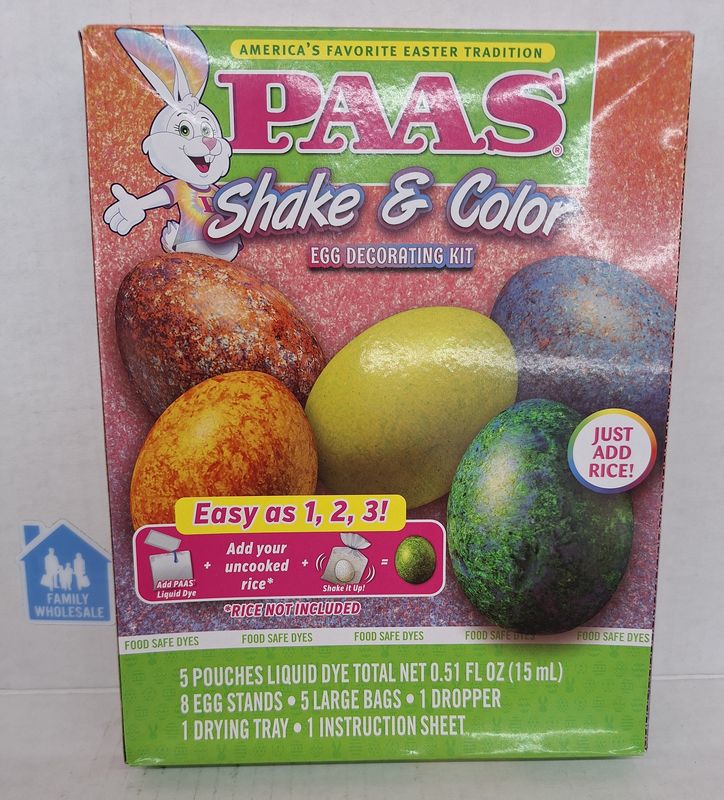 PAAS Egg Decorating Kit Shake &amp; Color
