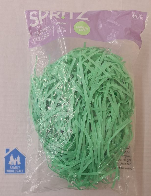 Spritz Easter Grass 3oz Green Plastic