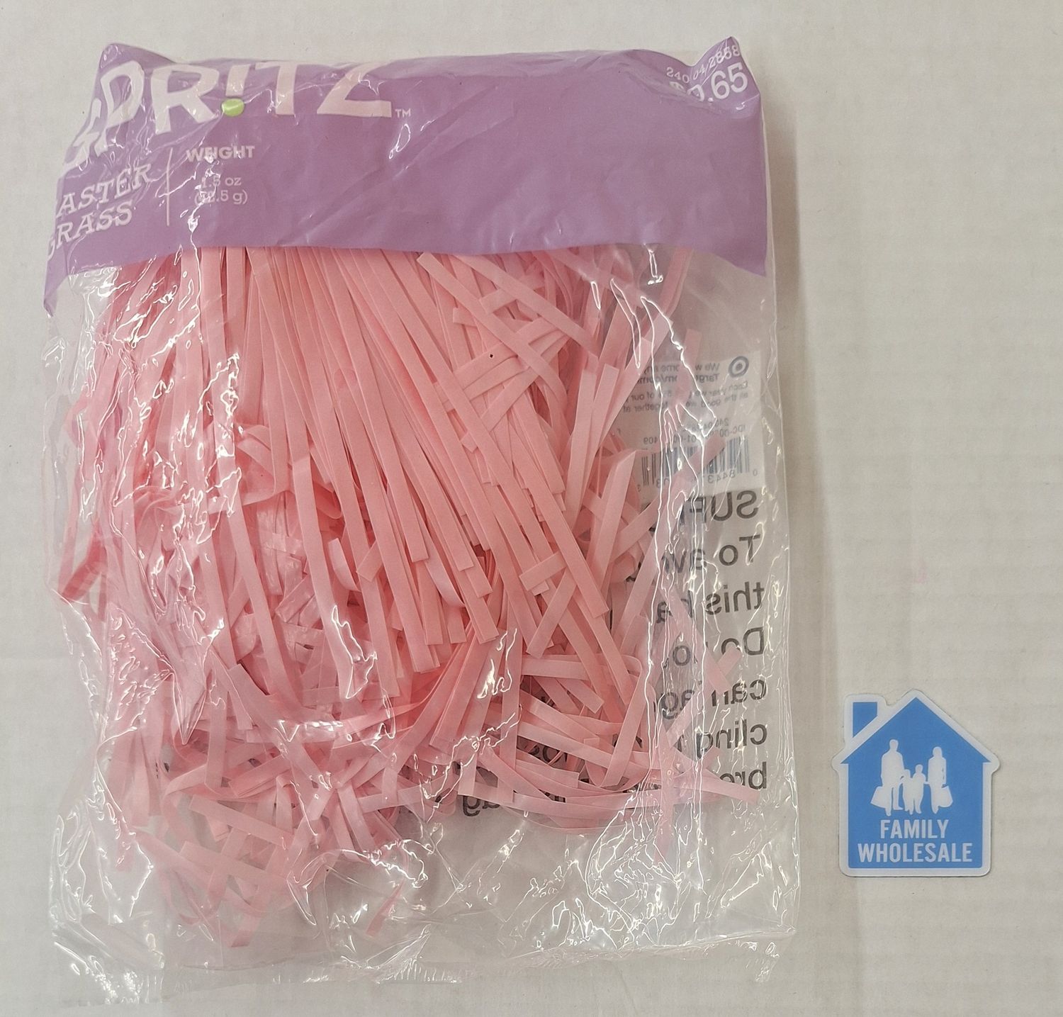 Spritz Easter Grass 1.5oz Pink Plastic