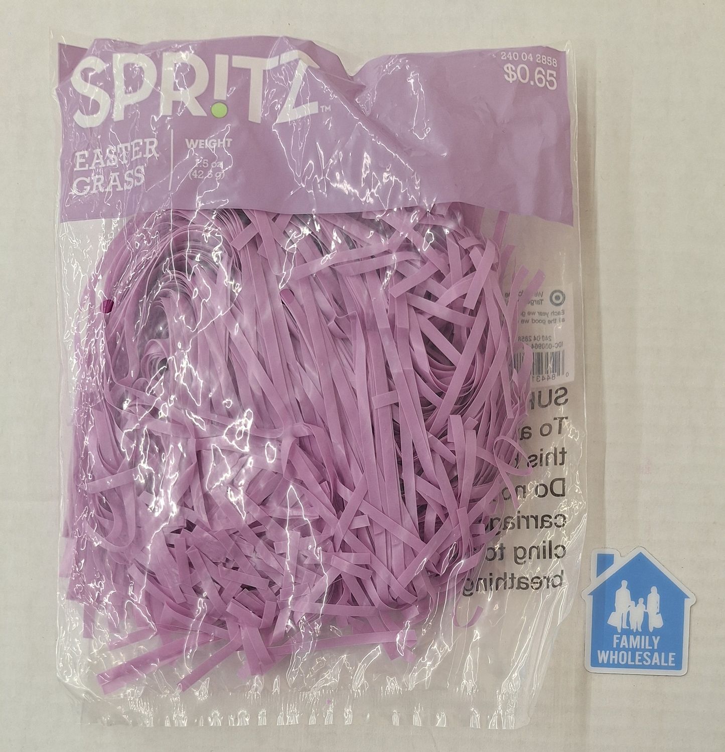 Spritz Easter Grass 1.5oz Purple Plastic