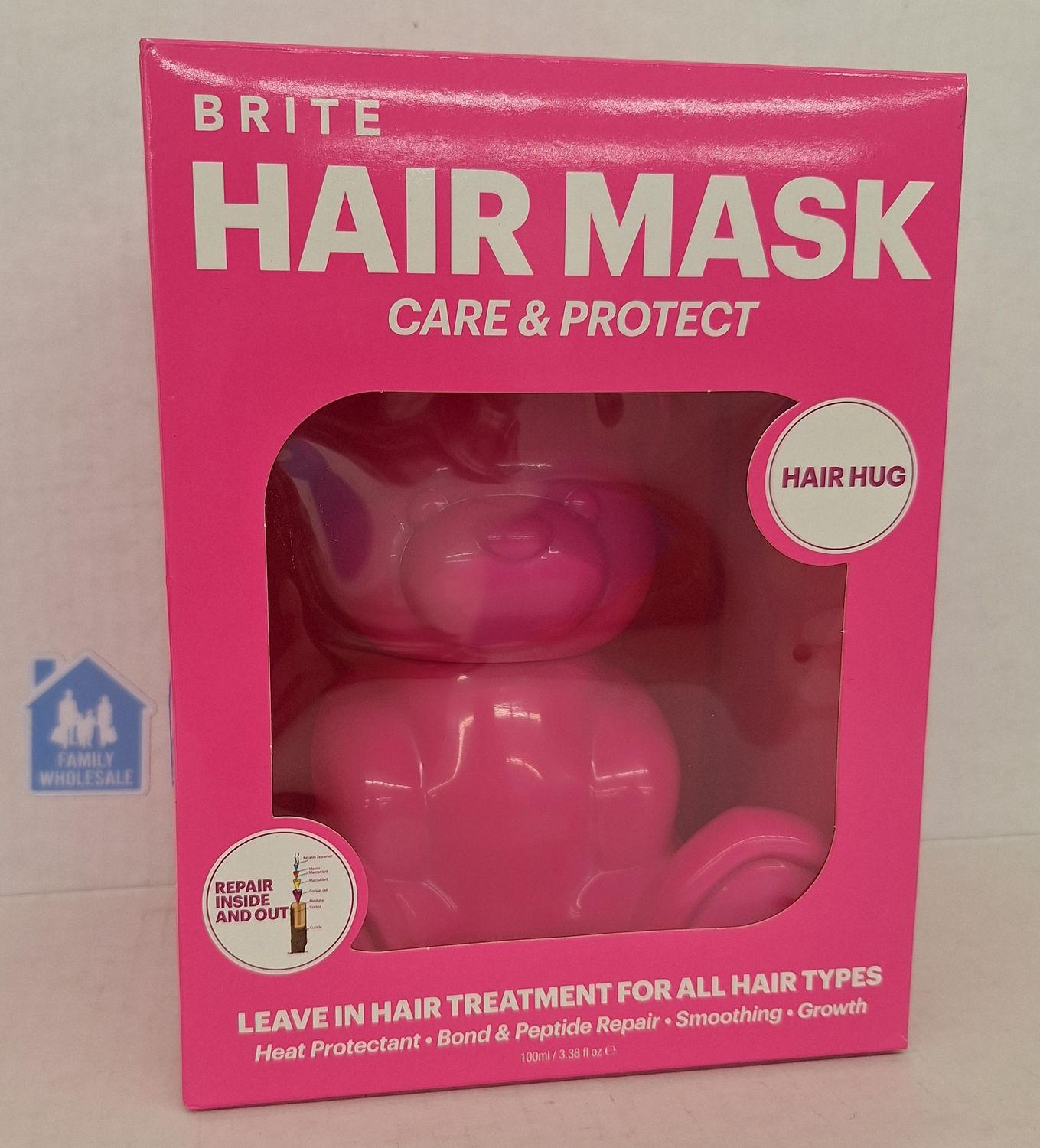 BRITE Bear Leave-In Hair Mask Cream - 3.38 fl oz