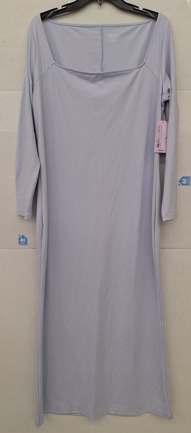 Wild Fable Butter Bliss Dress Light Aqua Blue XXL