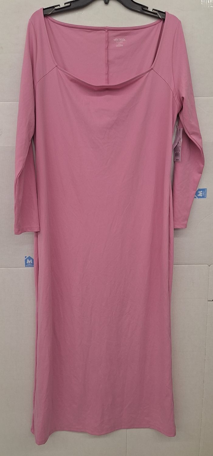 Wild Fable Butter Bliss Dress Berry Pink XXL