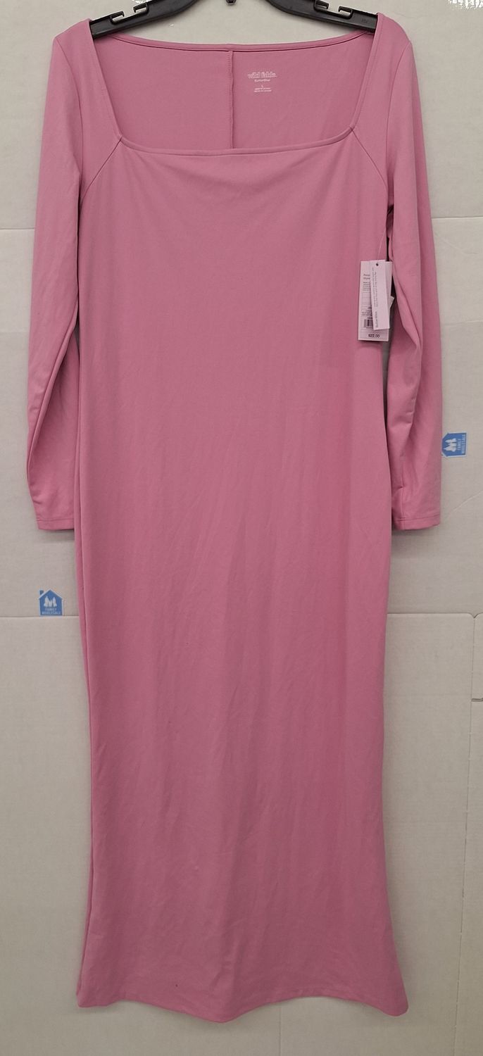 Wild Fable Butter Bliss Dress Berry Pink L