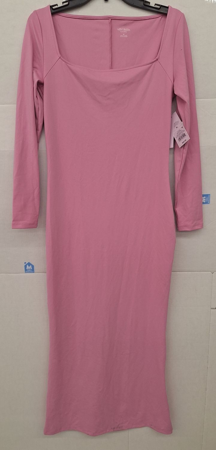 Wild Fable Butter Bliss Dress Berry Pink M