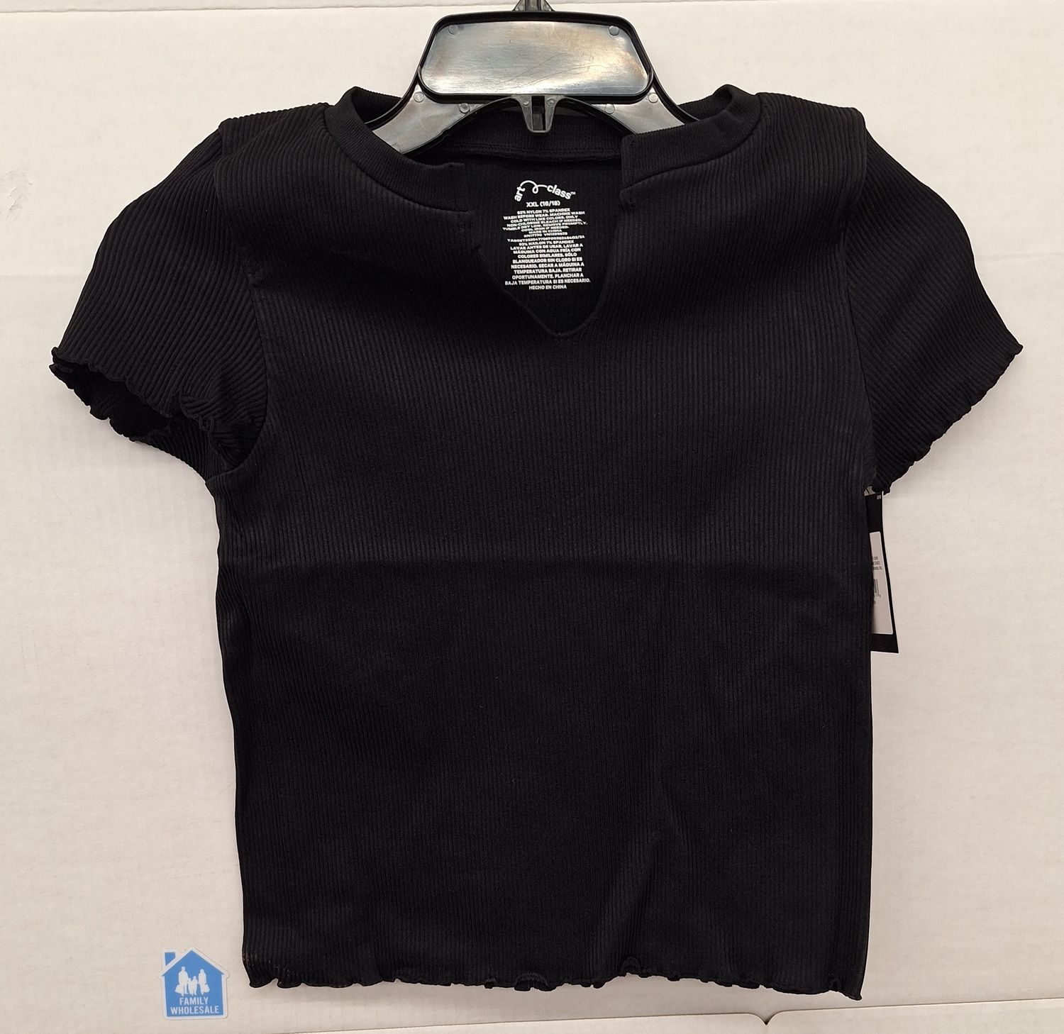 Art Class Girls&#39; Short Sleeve Seamless T-Shirt - Ebony XXL