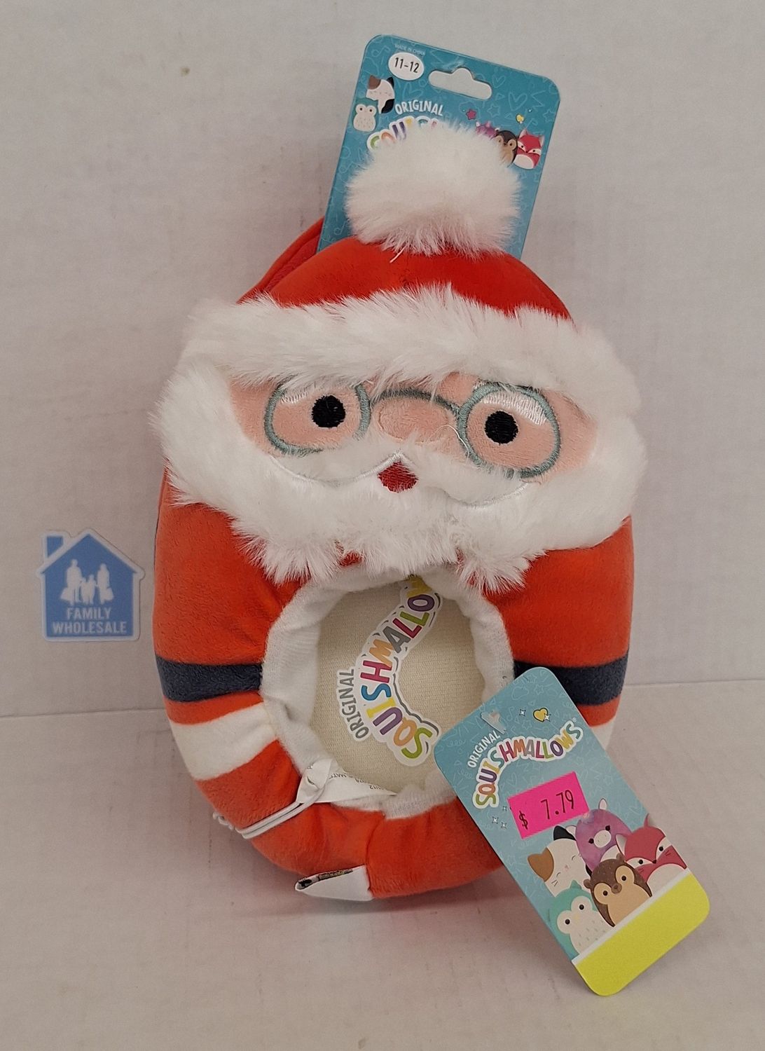 Squishmallows Santa Slipper 11-12