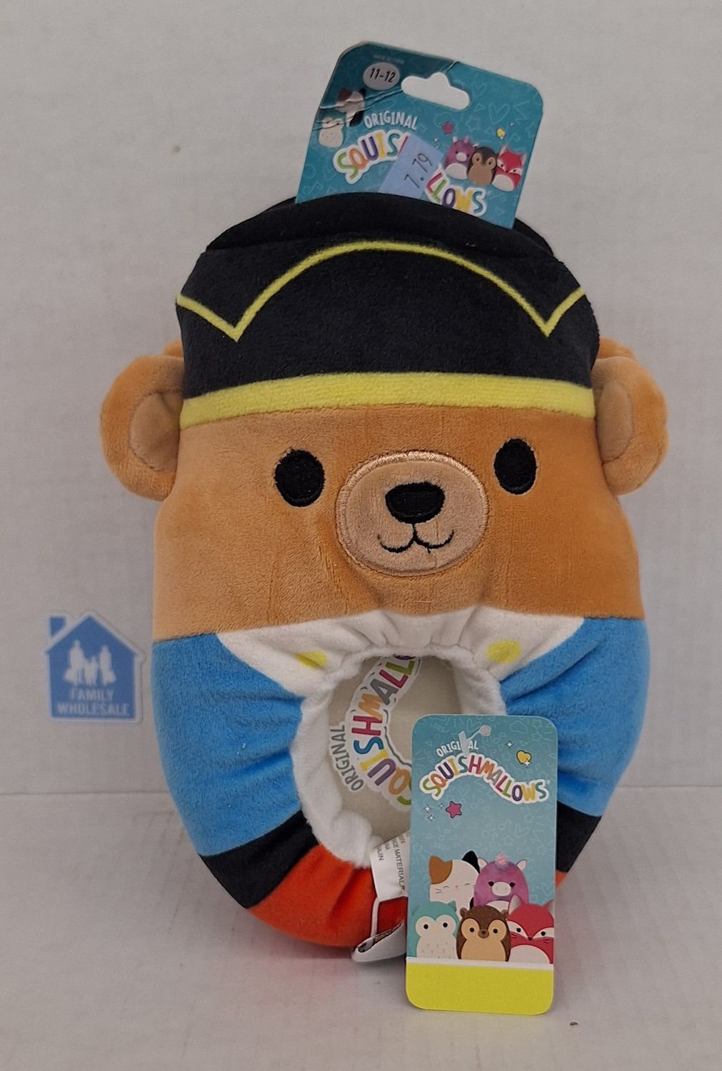 Squishmallows Nutcracker Bear Slippers 11-12