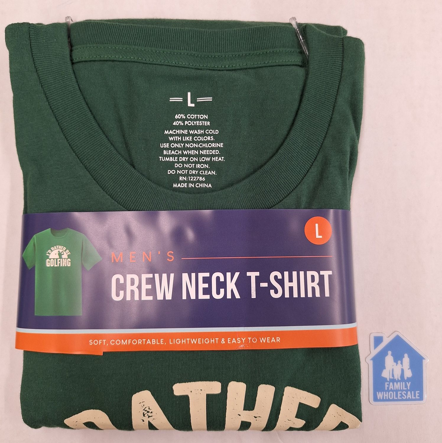 Men&#39;s Crew Neck T-Shirt Golfing L