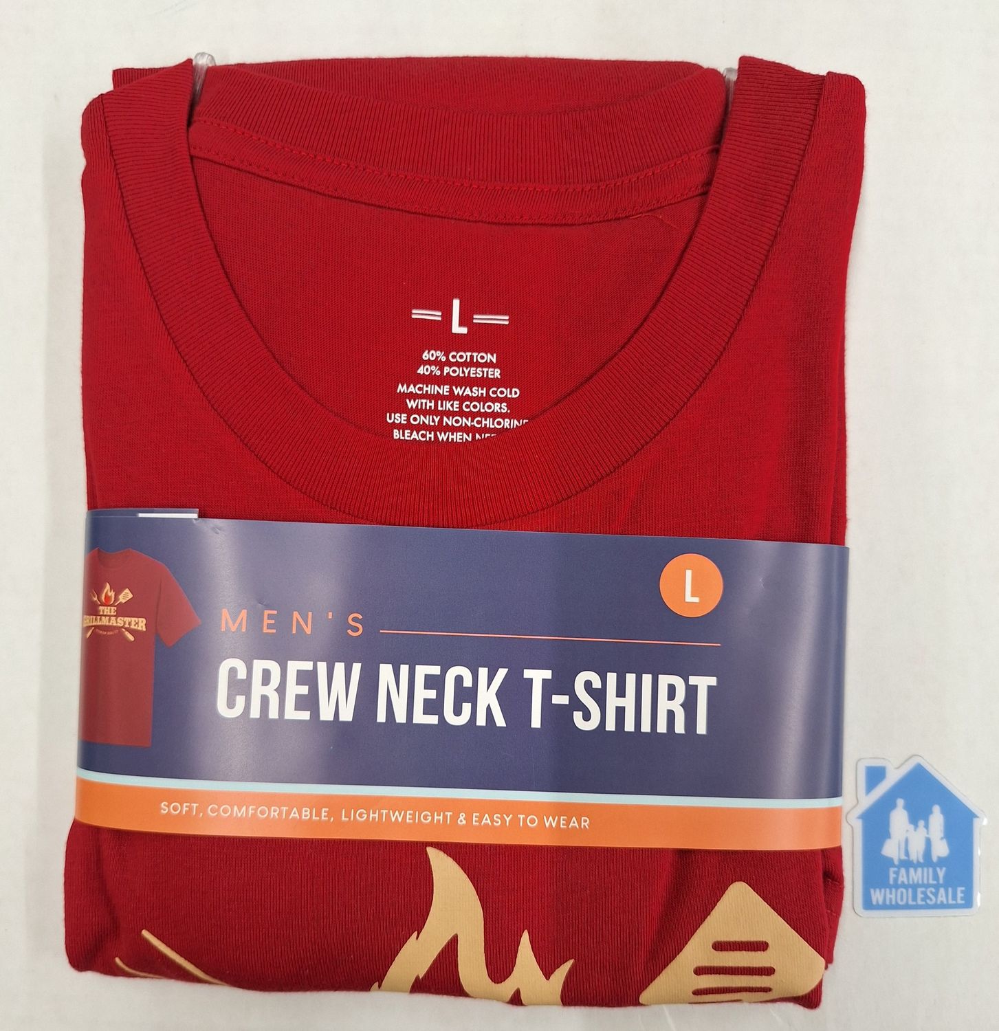 Men&#39;s Crew Neck T-Shirt Grillmaster L