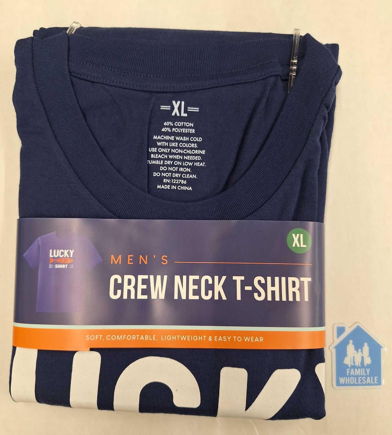 Men&#39;s Crew Neck T-Shirt Fishing XL