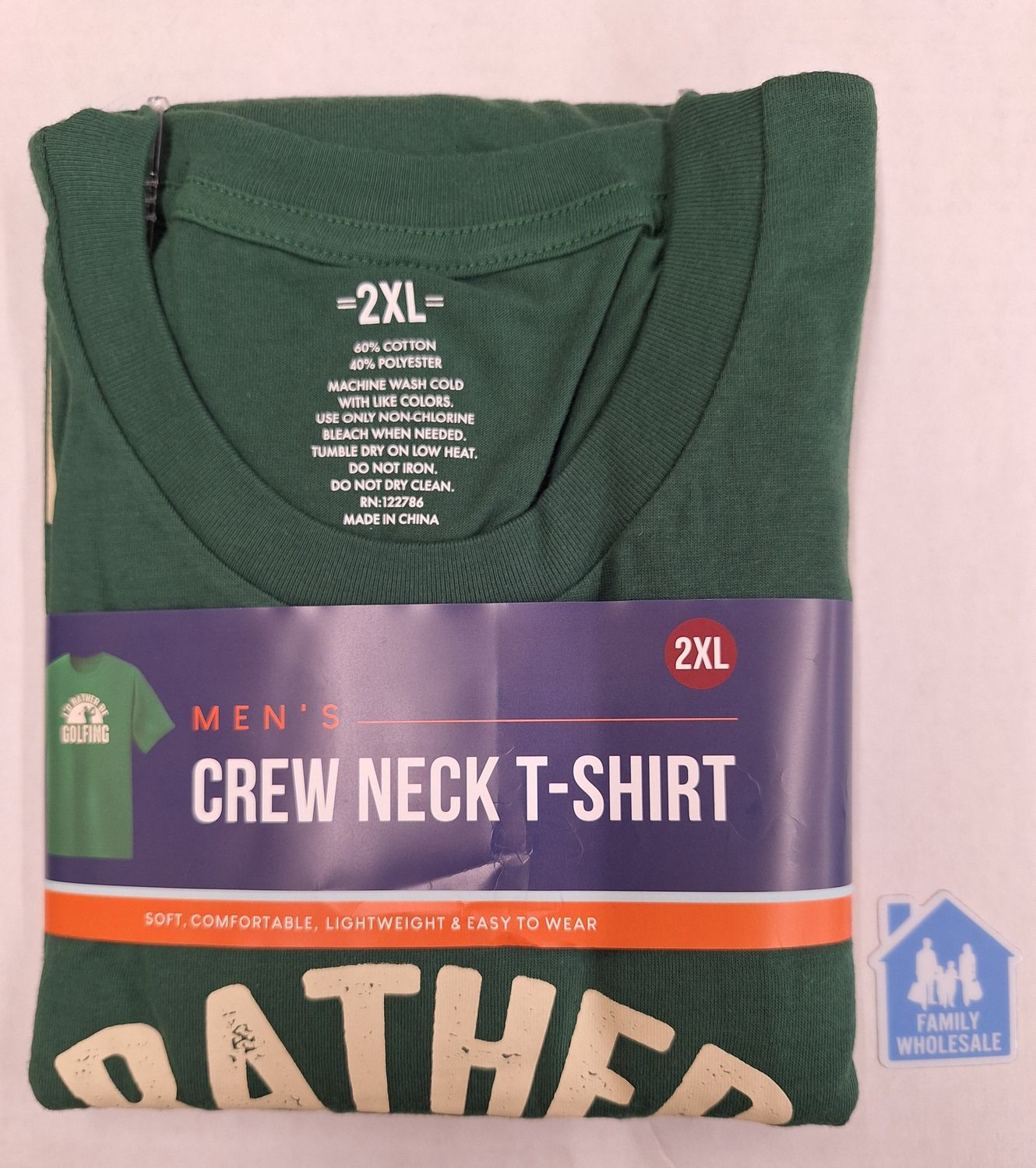 Men&#39;s Crew Neck T-Shirt Golfing 2XL