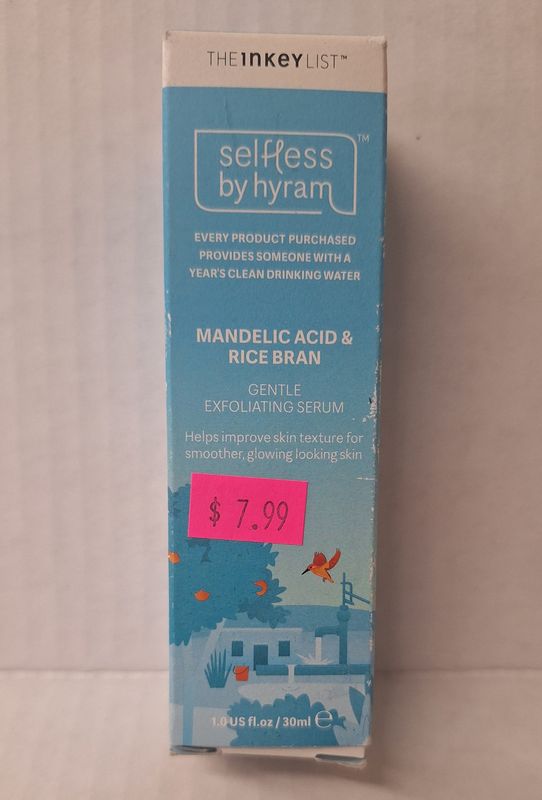 Selfless by Hyram Mandelic Acid &amp; Rice Bran Gentle Exfoliating Serum 1oz