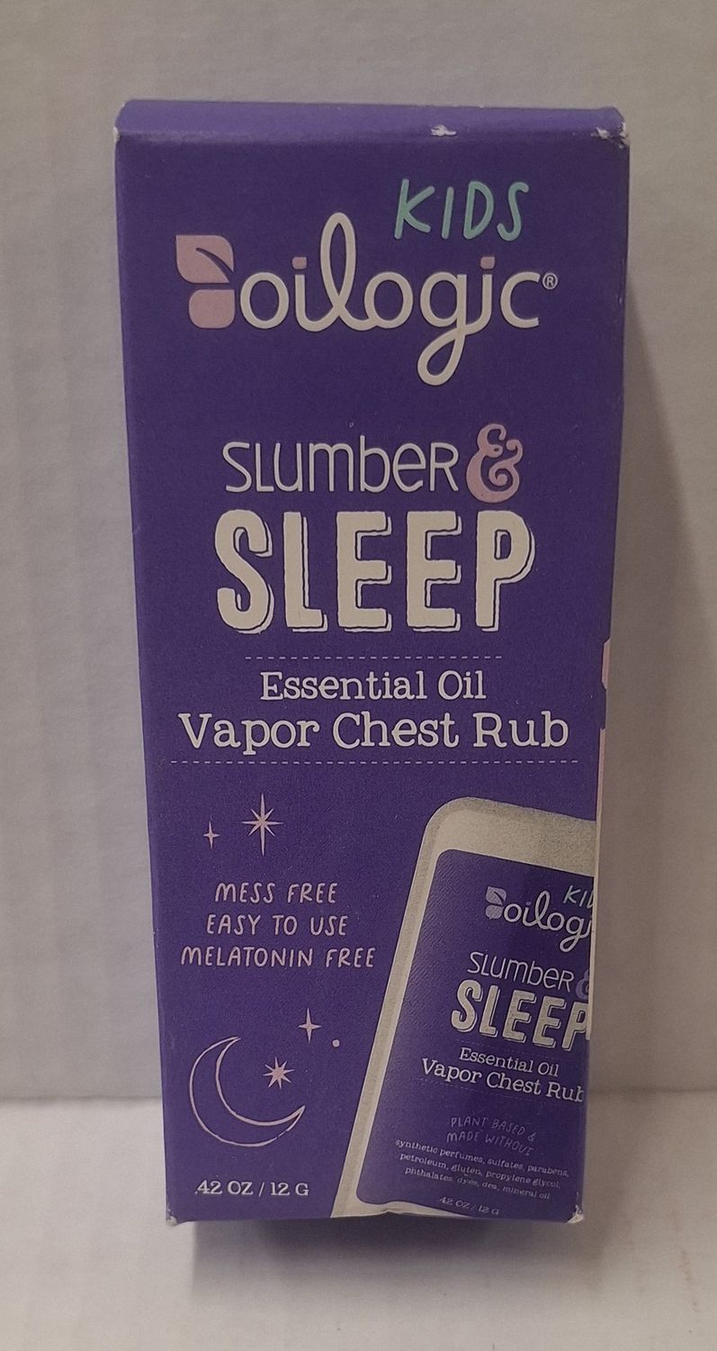 Oilogic Slumber &amp; Sleep Vapor Chest Rub - 0.4 fl oz