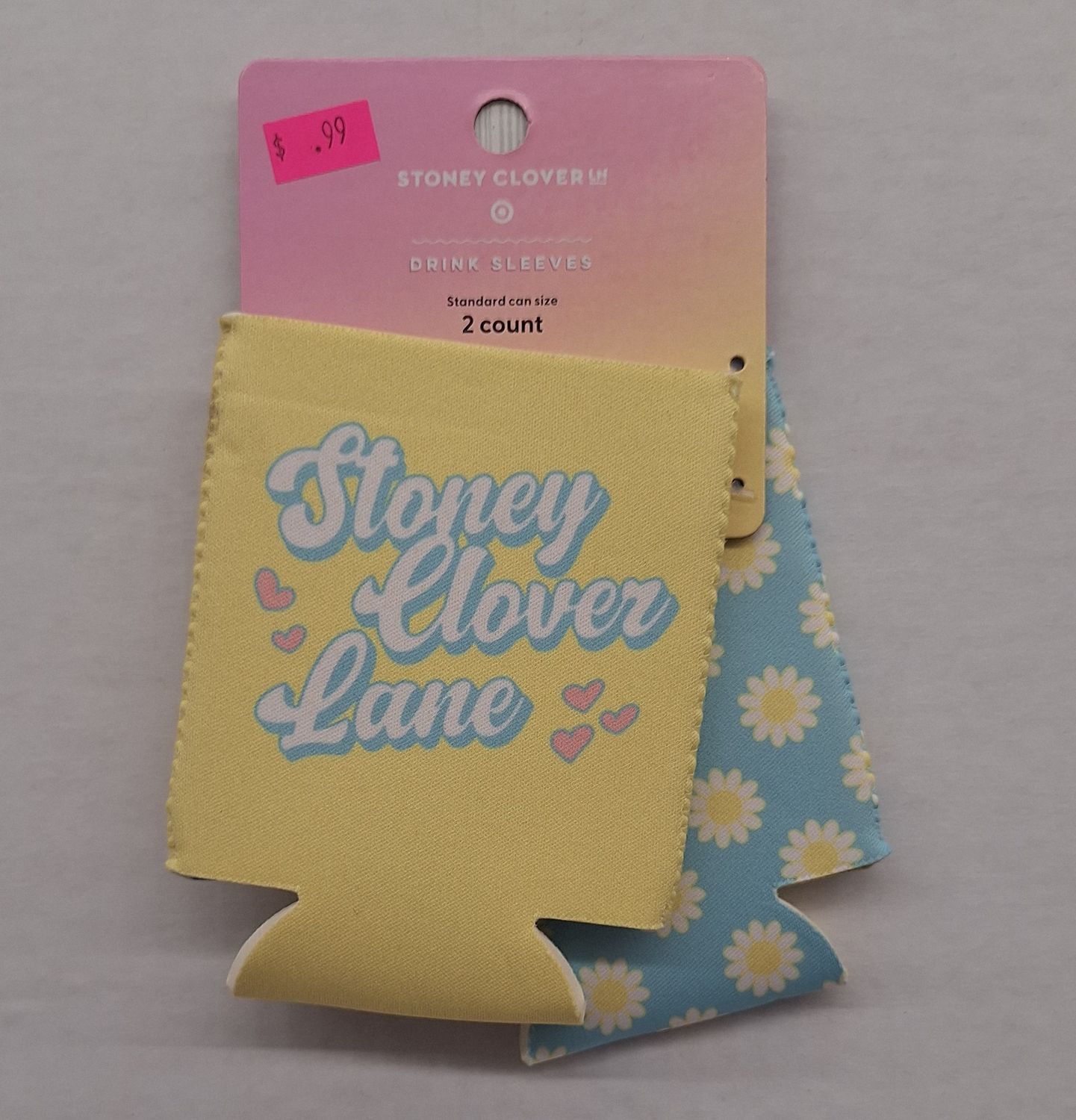 Stoney Clover Lane 2pk Drink Sleeve Yellow/Blue