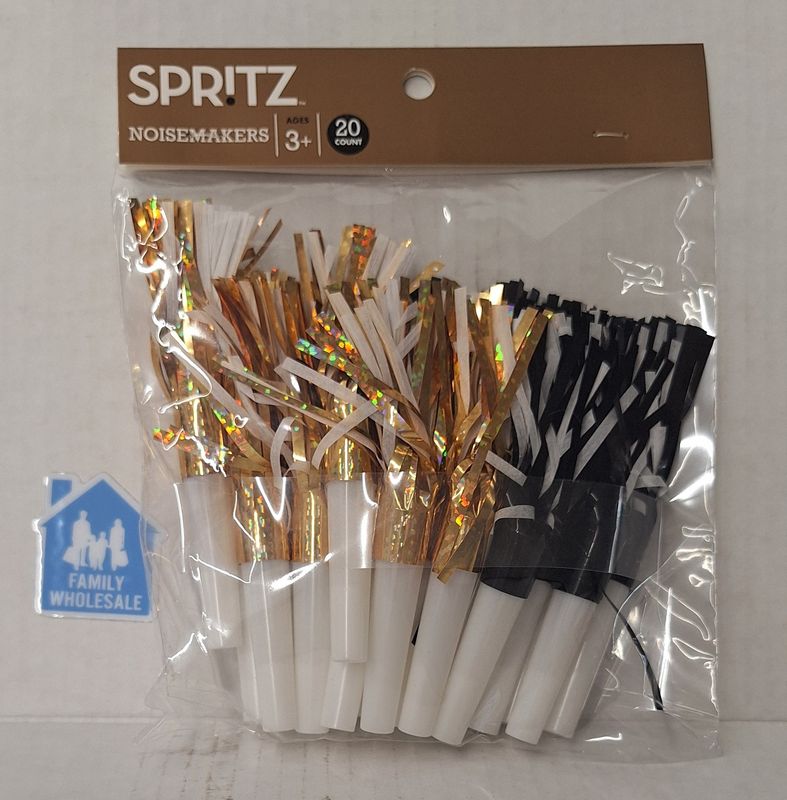 Spritz Noisemakers - 20 ct