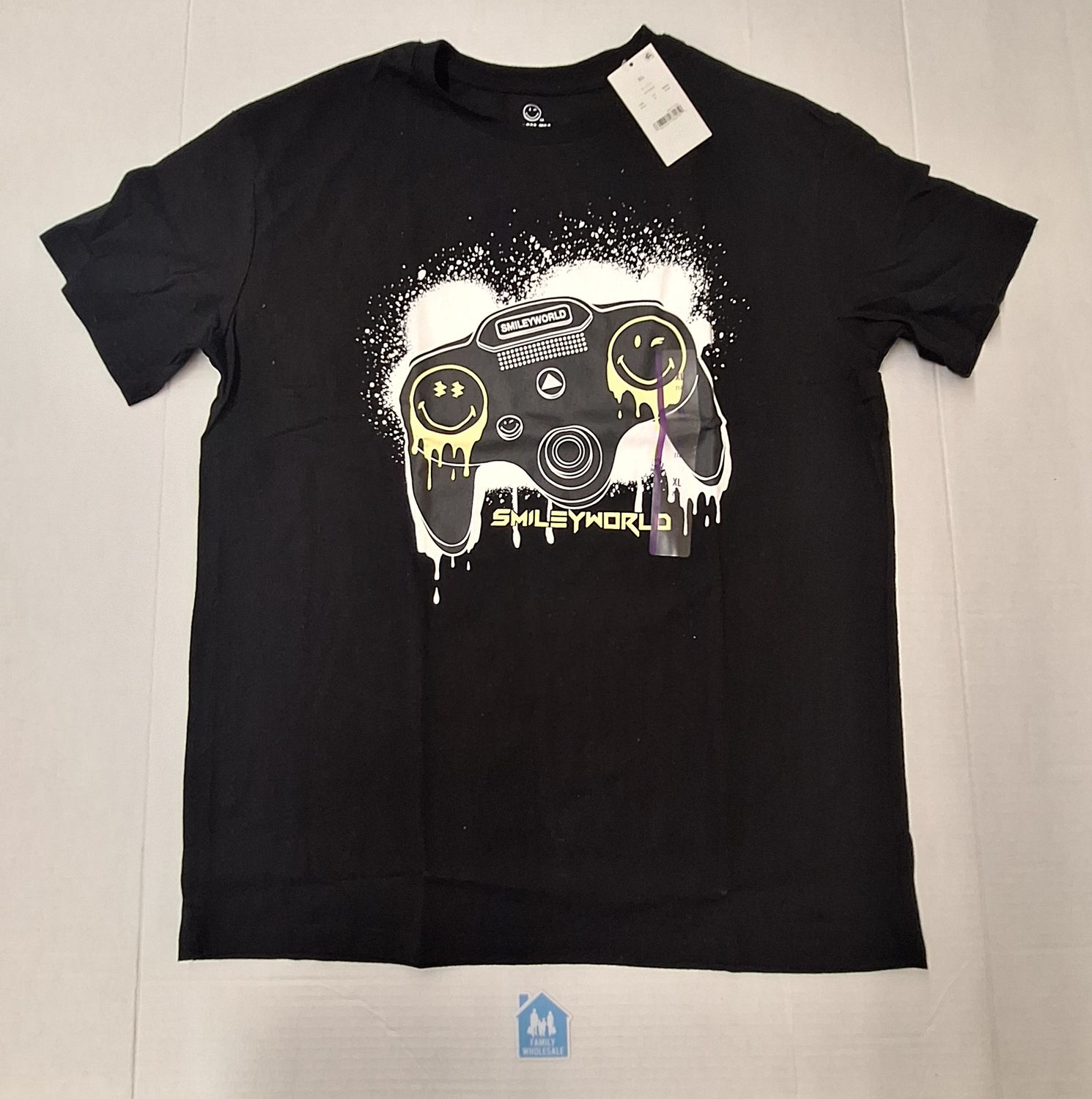 Smiley World Black T- Shirt