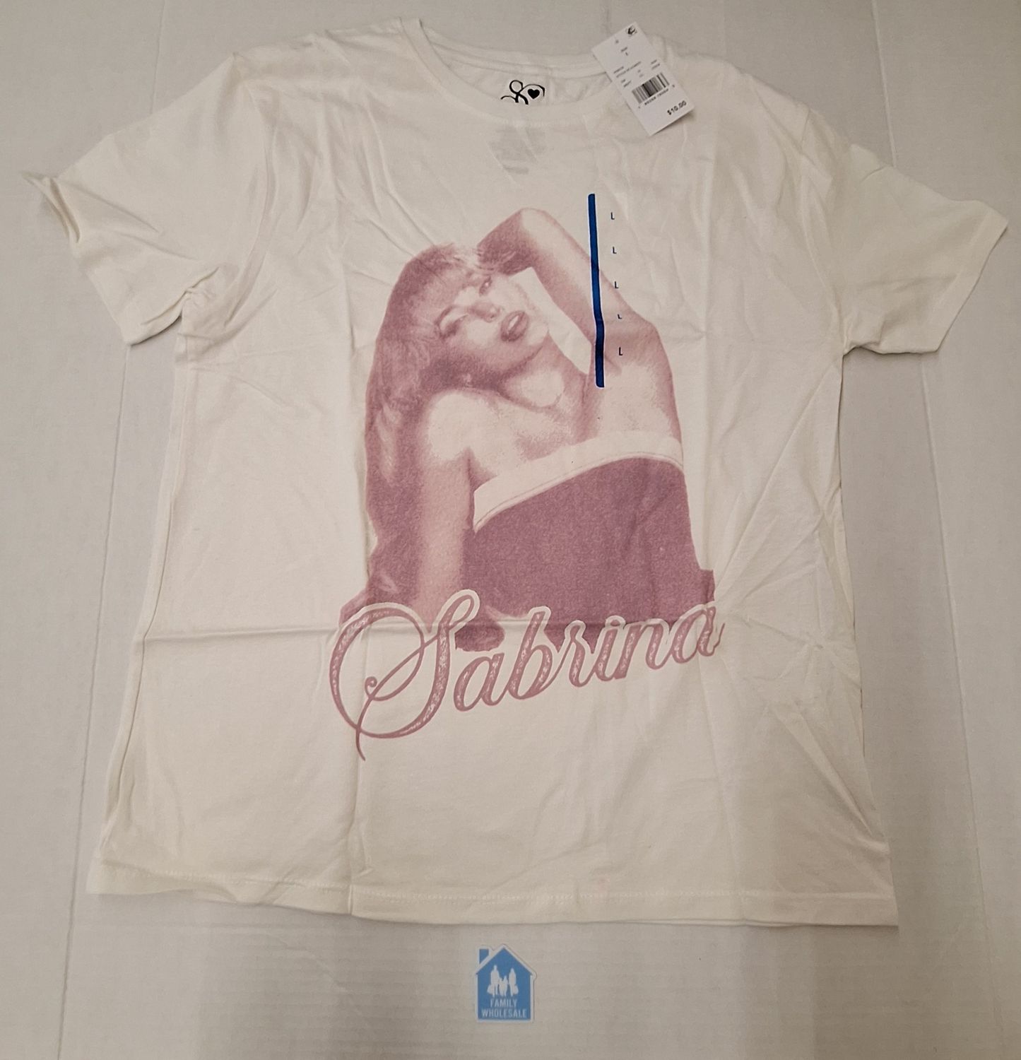 Sabrina Carpenter White T-Shirt L