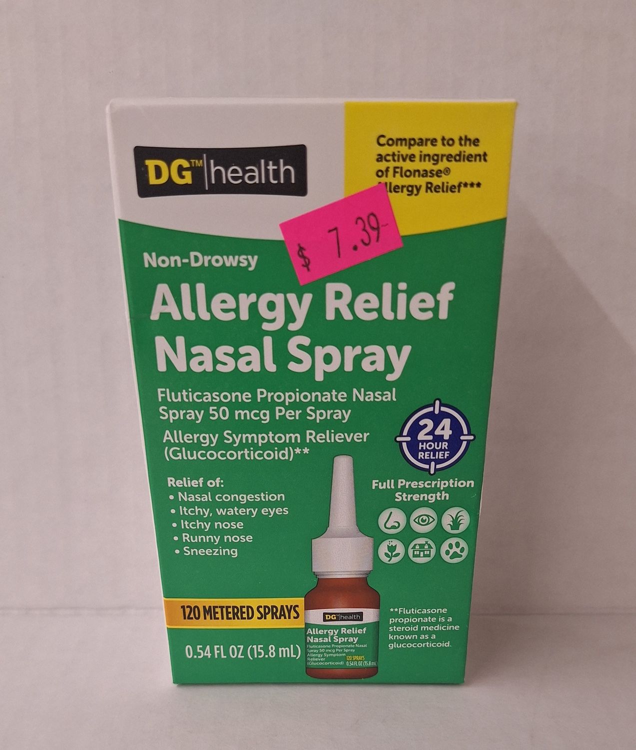DG Health NoN-Drowsy Allergy Relief Nasal Spray 120 Metered Sprays