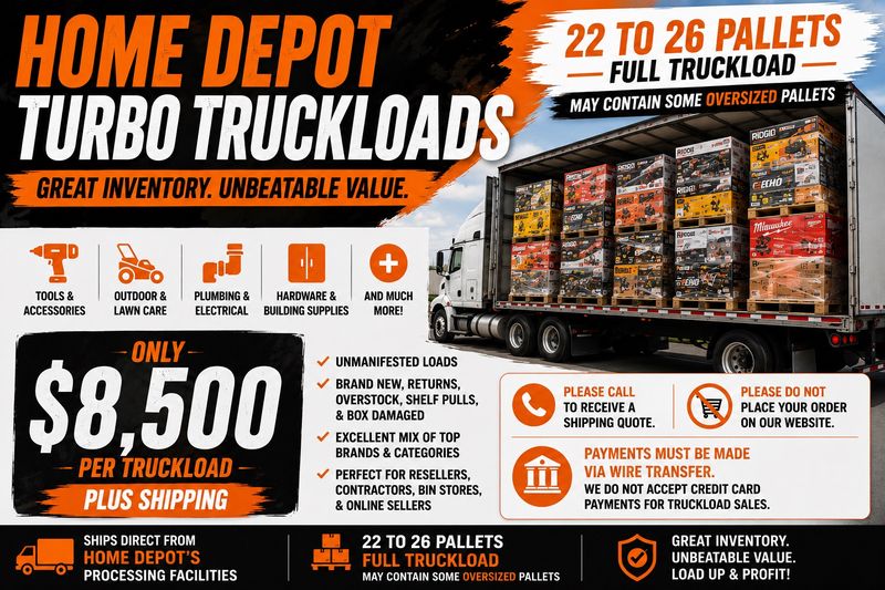 TRUCKLOAD OF HOME DEPOT TURBO