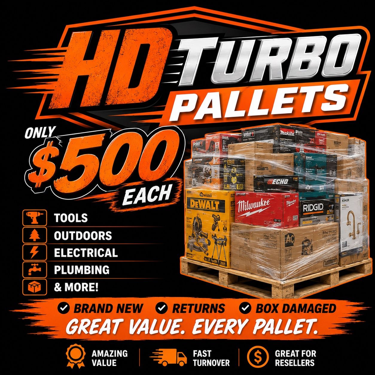 HOME DEPOT TURBO PALLET