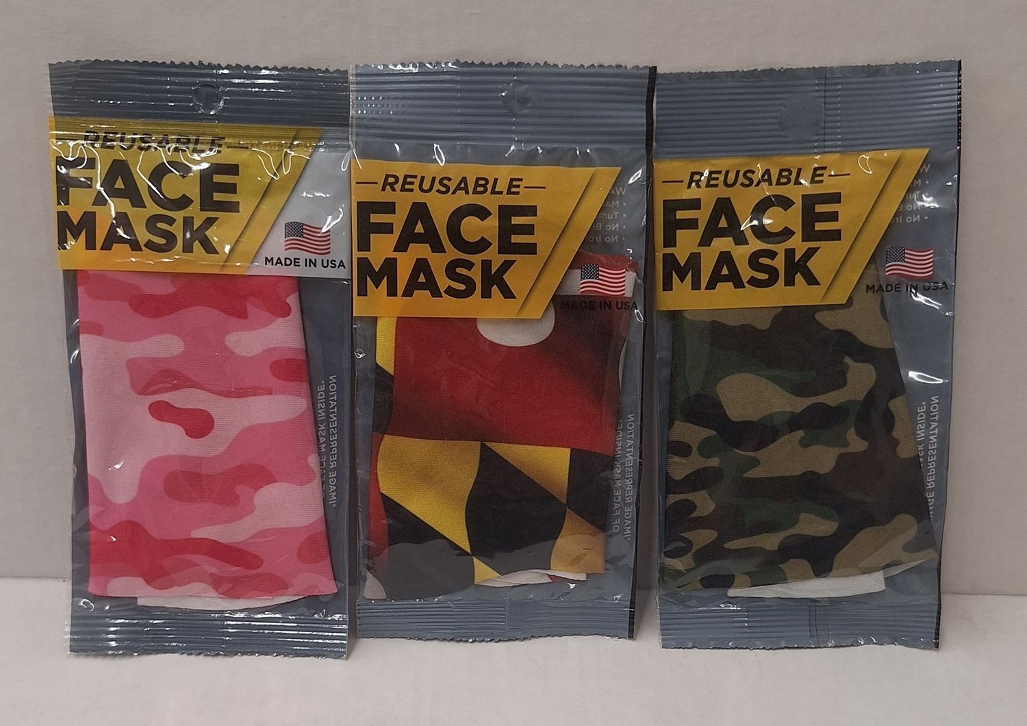 Reusable Face Mask - Assorted Patterns