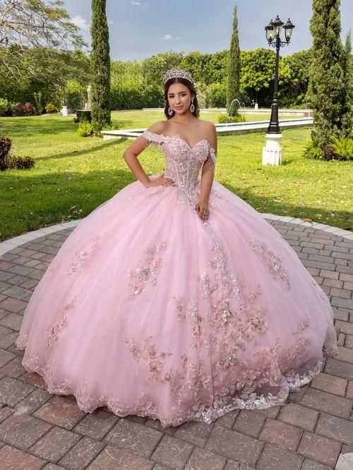 56526 Crystal Pink Quince Dress