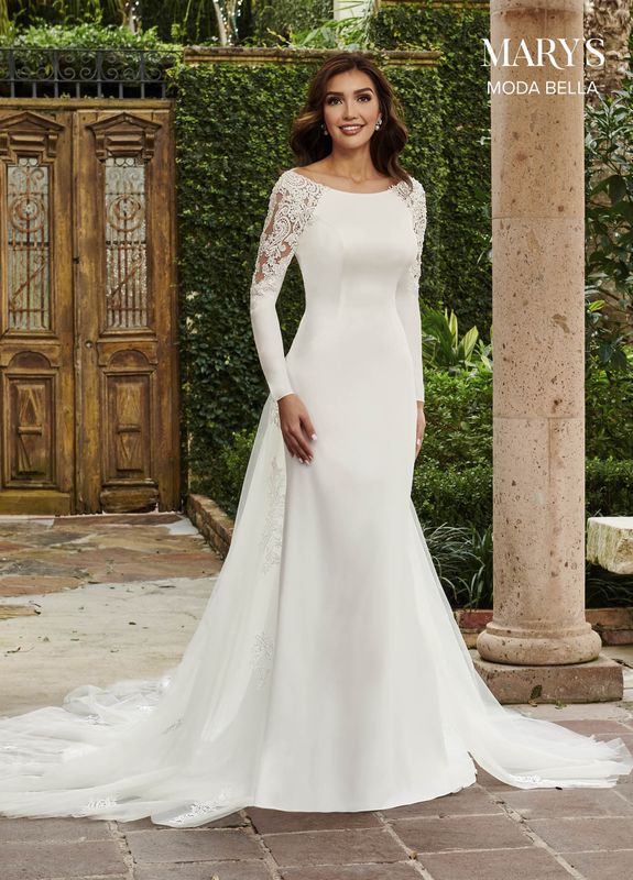 Mb2123 White Bridal Dress