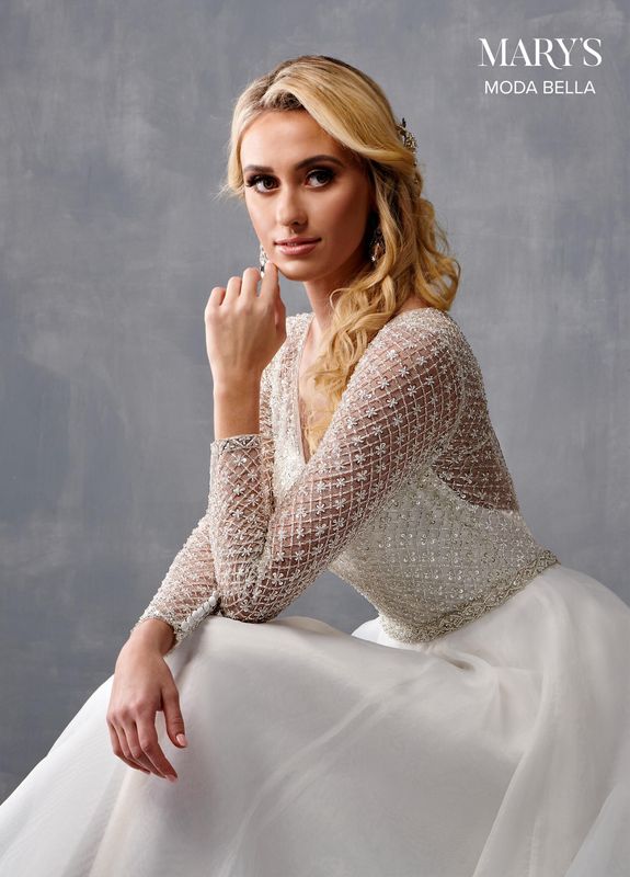 Mb2100 White Bridal Dress