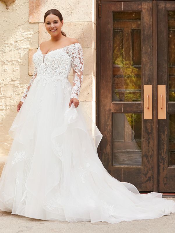 29425 Ivory/nude Bridal Dress