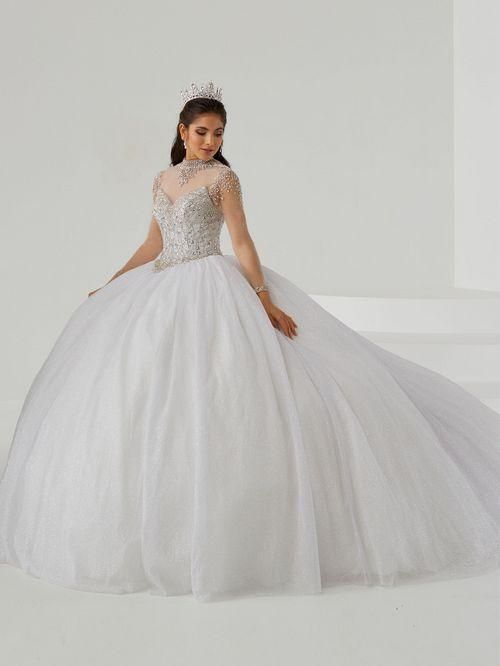 26009 White Bridal/quince Dress