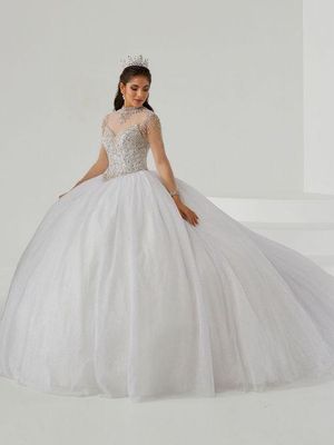 26009 White Bridal/quince Dress