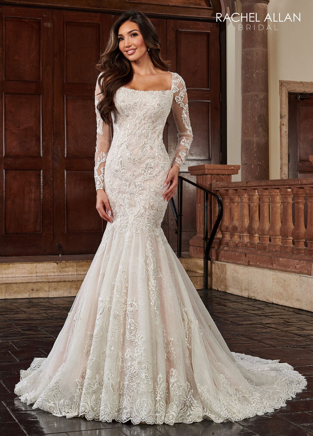 Rb5016 Ivory/nude Bridal Dress